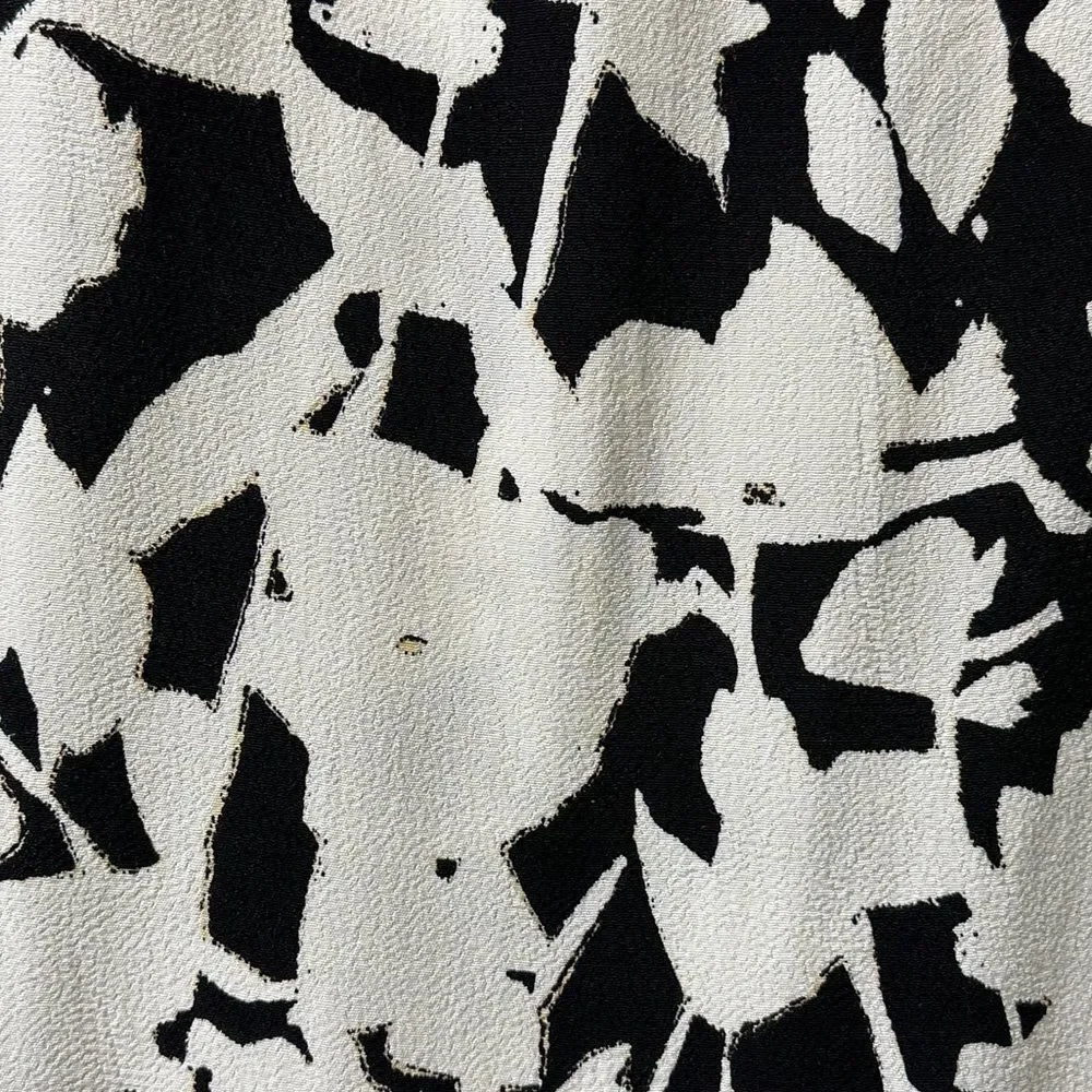 KATE SPADE Abstract Floral Print Top XS S 2 4